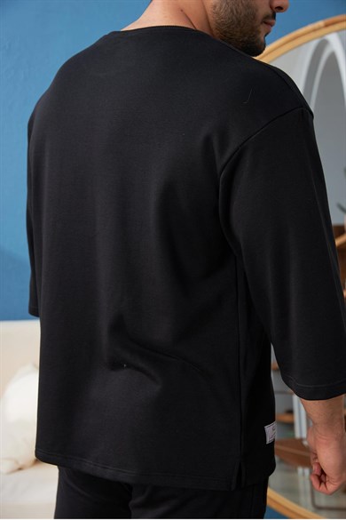 Oversize Siyah Rengi Sweatshirt